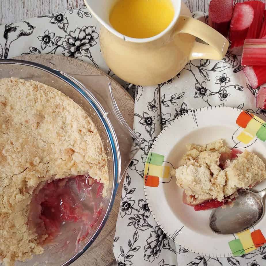 Gluten Free Rhubarb Crumble Recipe