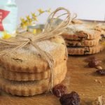 Easter Biscuits bound with twine in groups of three symbolises the Holy Trinity