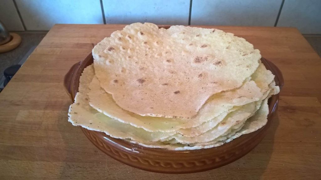 Tortillas; gluten free, dairy free, vegan