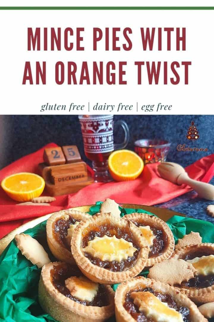Gluten Free Mince Pies with an orange twist