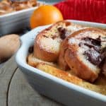Chocolate Orange Bread and Butter Pudding made gluten free by Glutarama