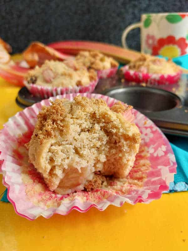 Gluten Free Rhubarb Muffins