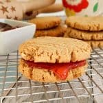 Vegan and Gluten Free Peanut Butter Cookies