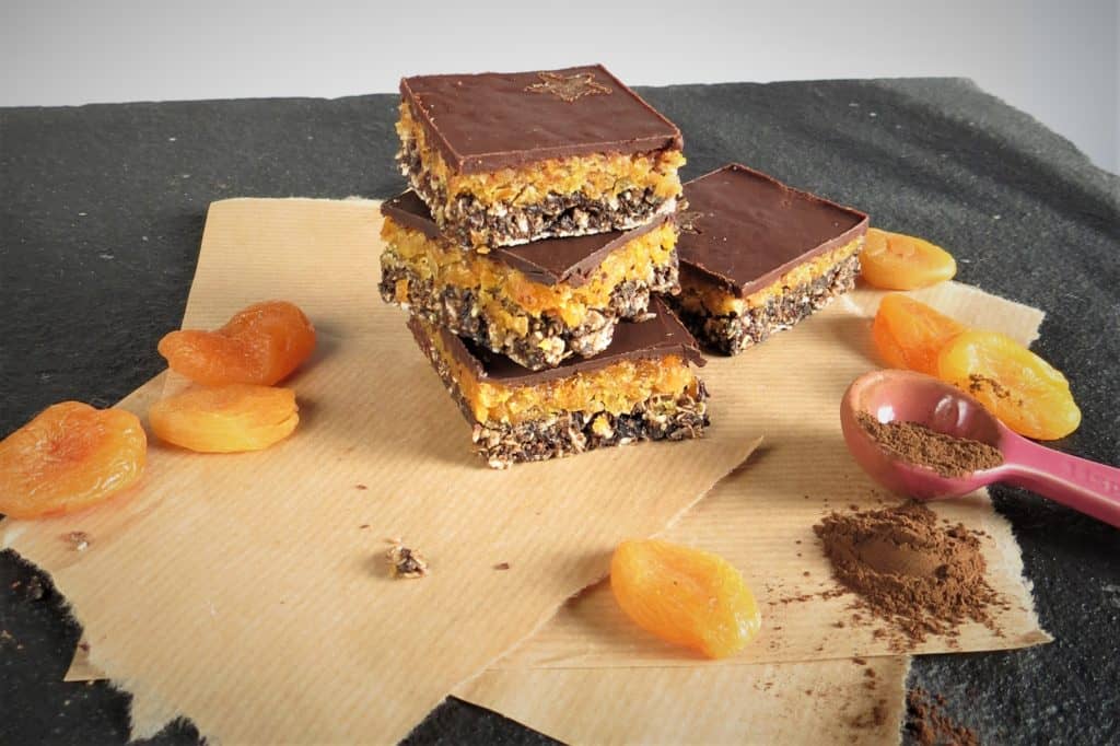 Apricot Cacao Raw Squares 1