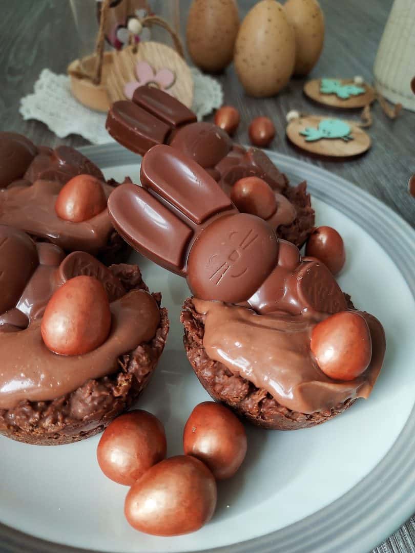 Gluten free Chocolate Cream Nests for Easter Treats Recipe
