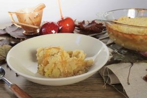 Toffee Apple Crumble; gluten free and dairy free