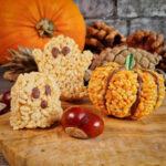 Dairy Free Halloween Rice Crispy Treats made gluten free too