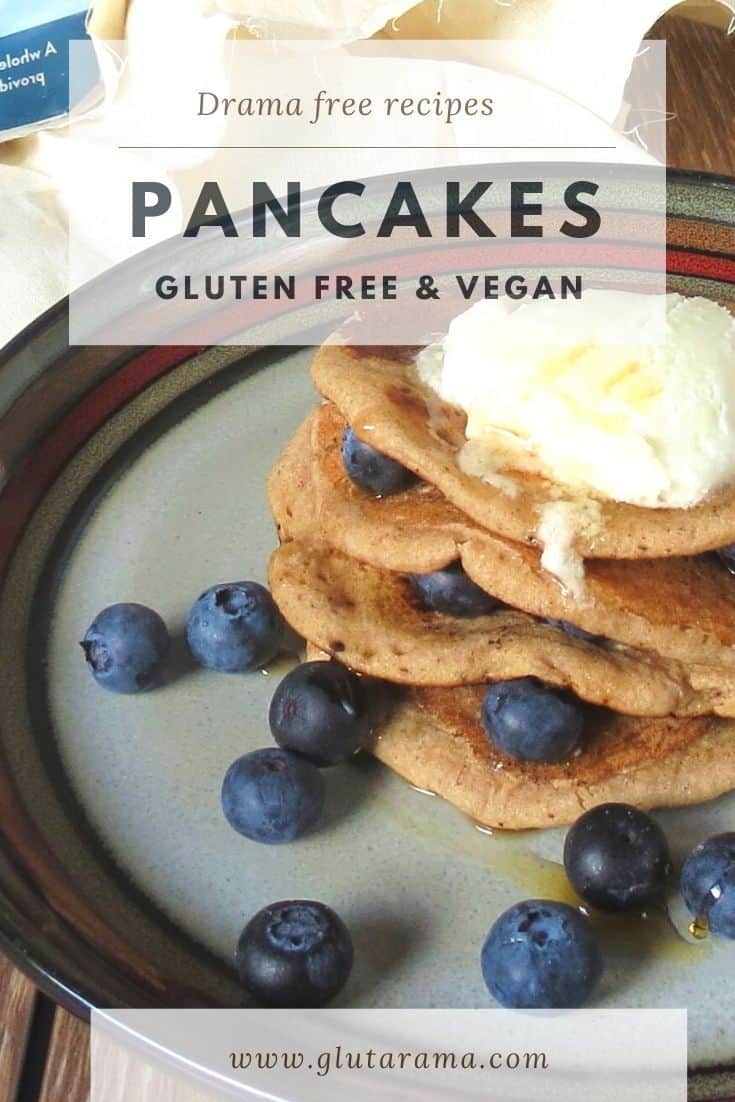 Apple and Cinnamon Pancakes vegan and gluten free - Glutarama