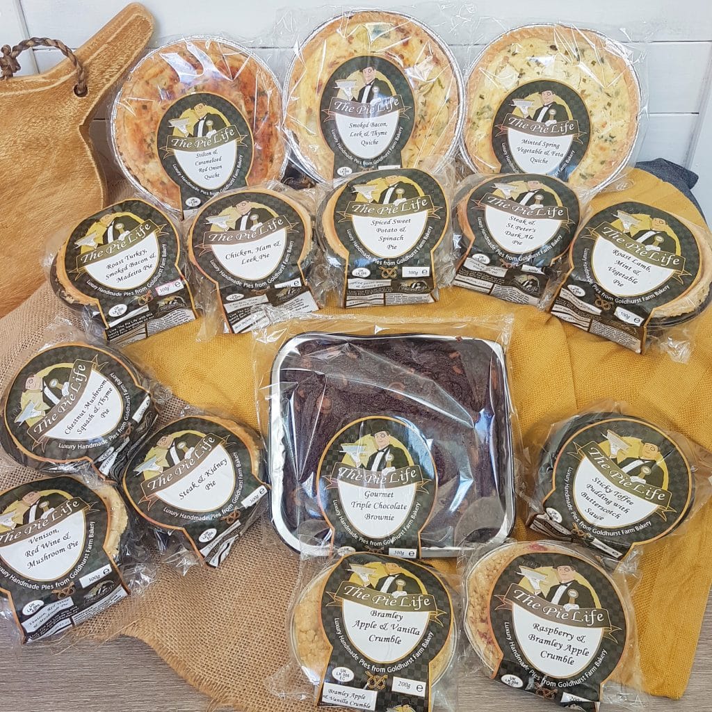 Pie Life Delivery - selection of Gluten Free Pies and other products