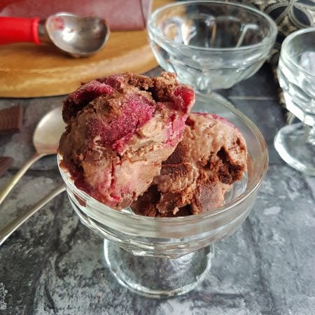 Deliciously Easy Black Forest Cherry Chocolate Ice Cream