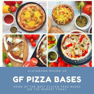 Glutarama reviews the best gluten free pizza bases - GF Pizza Base Round-Up Feature Image