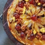Decorative Festive Tart Tatin made Gluten Free