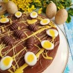 Vegan Crème Egg Cheesecake made gluten free too.
