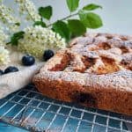 Apple and Blueberry Bake made gluten free and dairy free by Glutarama