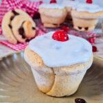 Belgium Buns made gluten, dairy and egg free on a plate