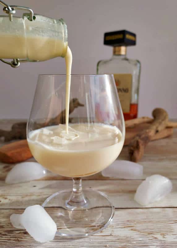 Amaretto White Cream Liqueur Recipe made vegan