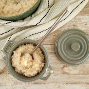 Dairy Free Traditional Rice Pudding Recipe with nutmeg