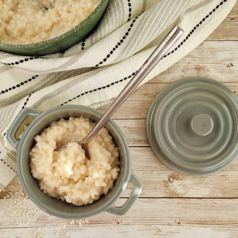 Dairy Free Traditional Rice Pudding Recipe with nutmeg