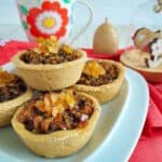 Mini Gluten Free Hot Cross Buns Treacle Tarts