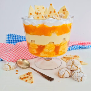 Dairy Free Jubilee Trifle made gluten free and egg free