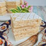 Vegan Lemon Curd Genoise Slice