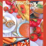 Roasted Tomato Pepper and Garlic Soup Pin