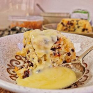 Gluten Free Spotted Dick also made dairy and egg free buy Glutarama