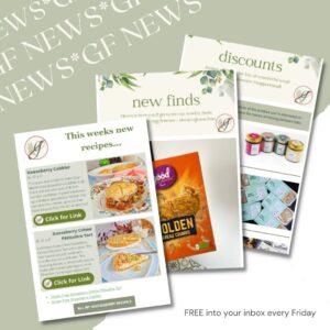 Glutarama FREE gluten free weekly newsletter