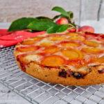 Gluten Free, Dairy Free and Egg Free Plum Upside Down Cake