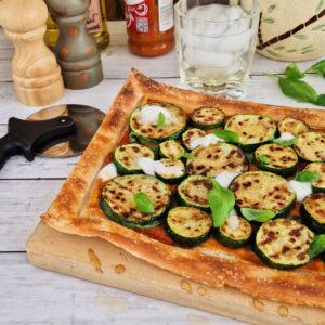 Easy Gluten Free Courgette Tart made dairy free and vegan too by Glutarama