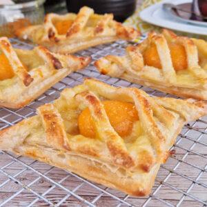 Gluten Free Apricot Danish Pastries made dairy and egg free by Glutarama
