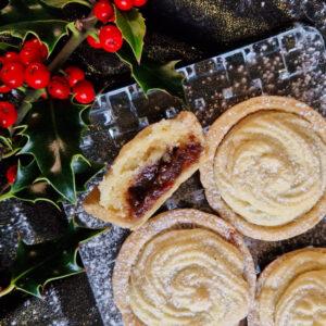 Gluten Free Viennese Whirl Mince Pies made by Glutarama