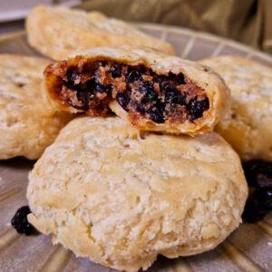 Gluten Free Eccles Cakes made dairy free and vegan too by Glutarama