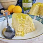 Microwave Gluten Free Lemon and Lime Sponge Pudding served in a bowl
