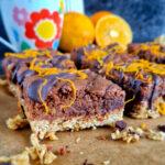 Gluten Free Chocolate Orange Brownie Flapjacks
